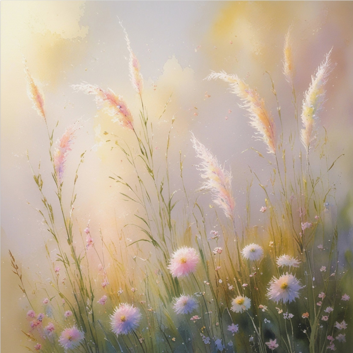 Whimsical Meadow Canvas Art