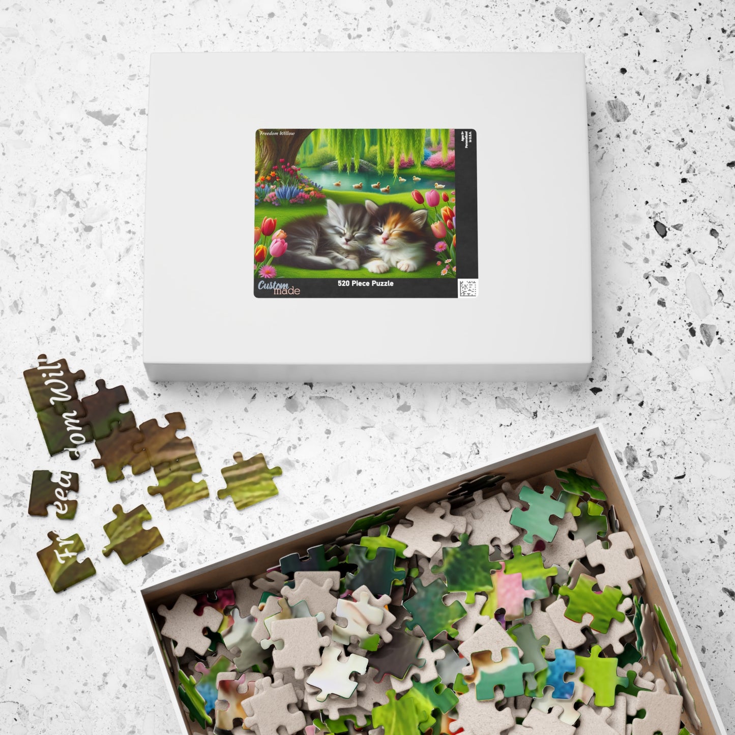 Spring Kittens Puzzle 520 Pieces