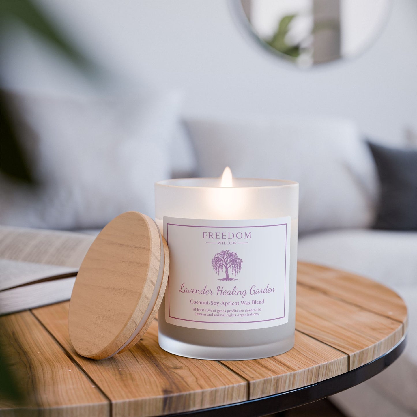 Natural Wax Candle Lavender