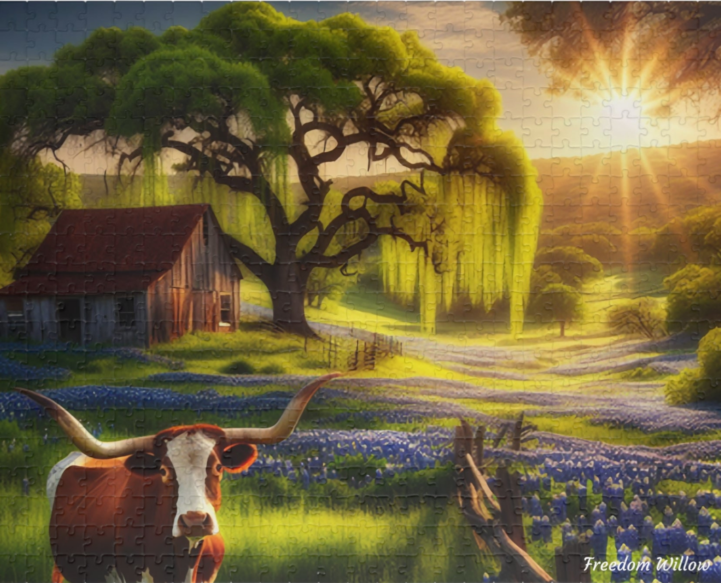 Puzzle Bluebonnet Ranch
