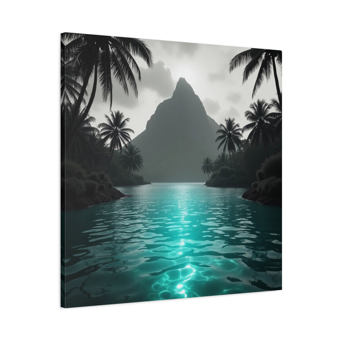 Blue Lagoon Canvas Wall Art