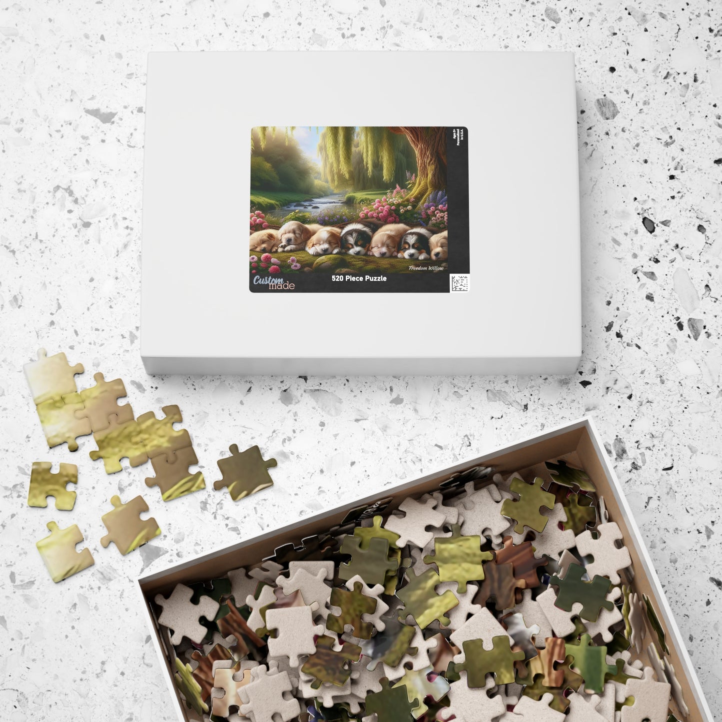 Spring Puppies Puzzle