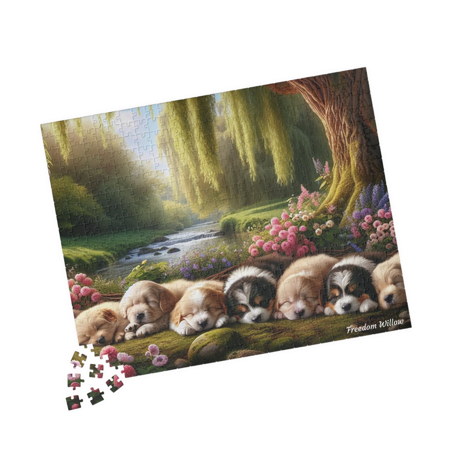 Spring Puppies Puzzle