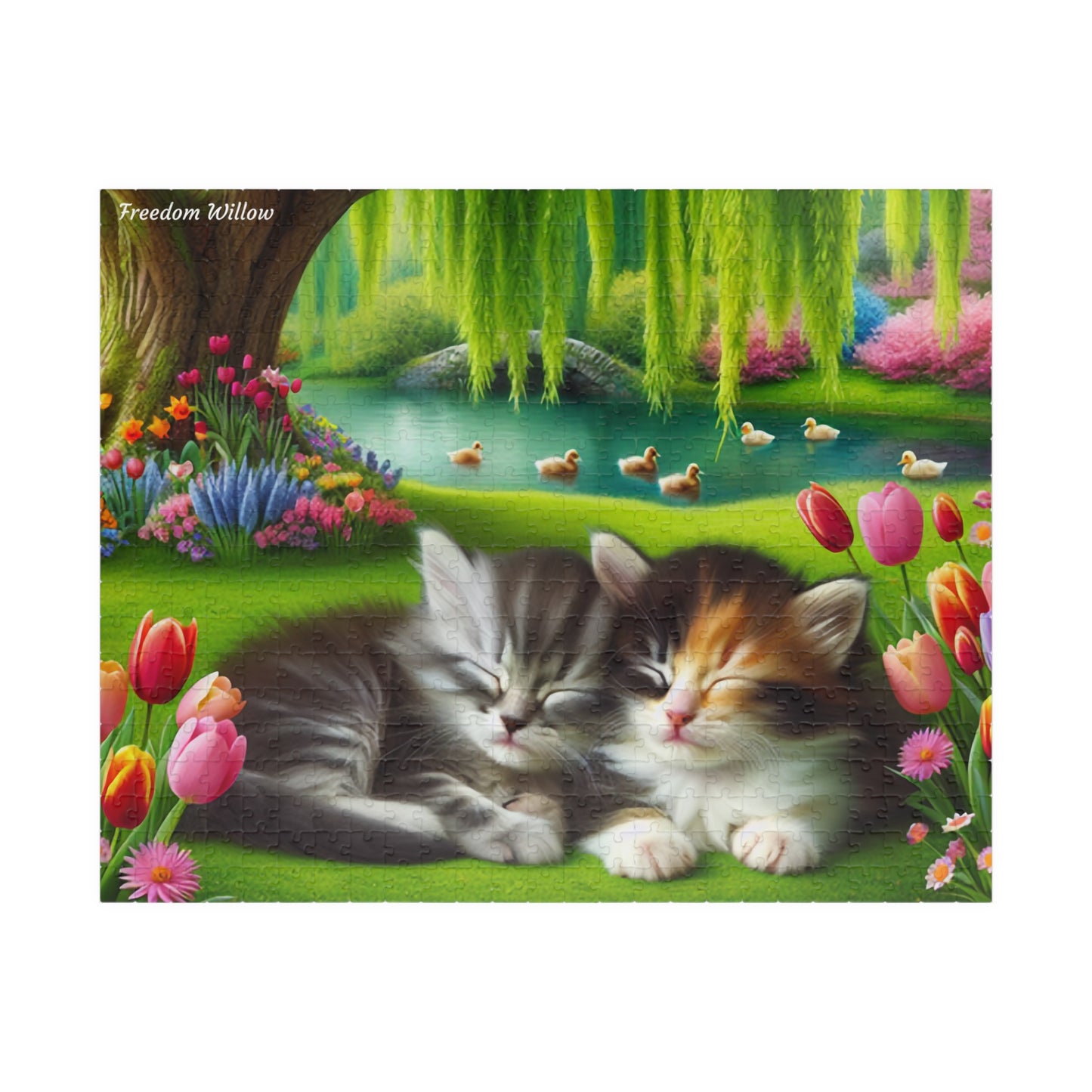 Spring Kittens Puzzle 520 Pieces
