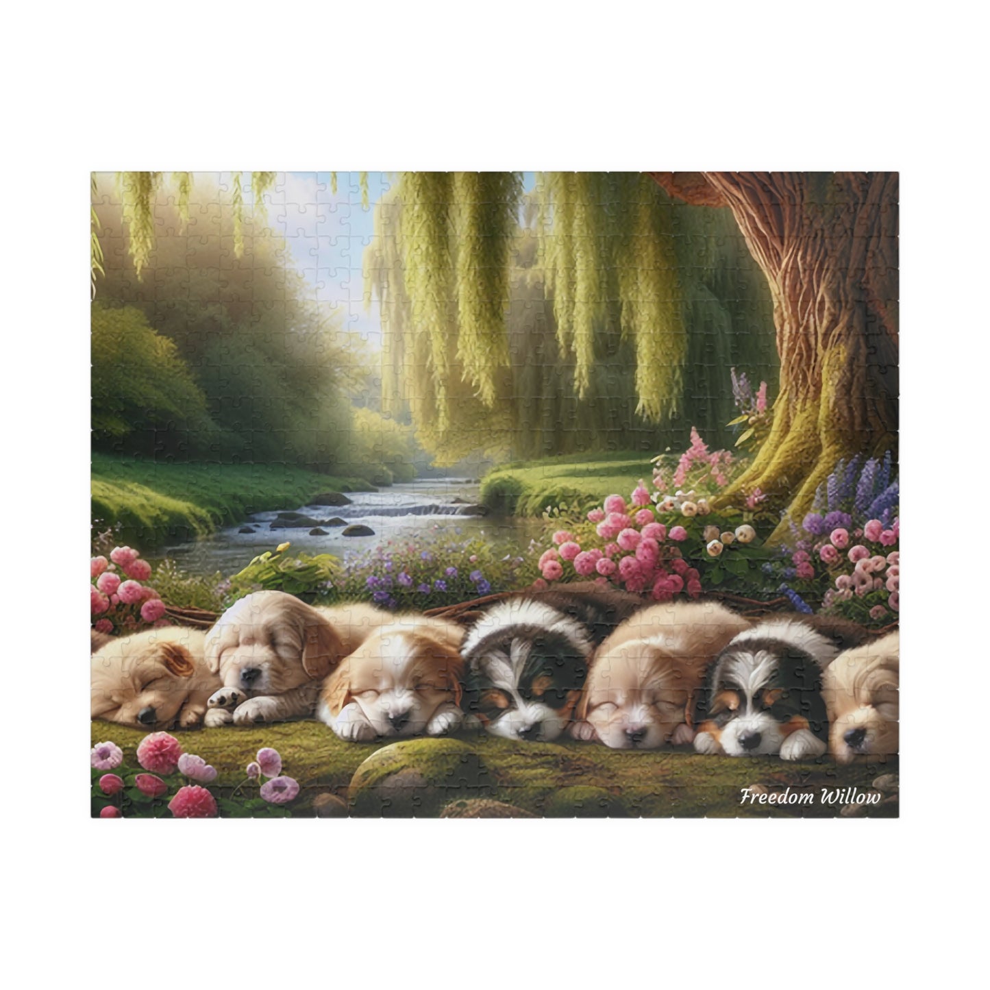 Spring Puppies Puzzle