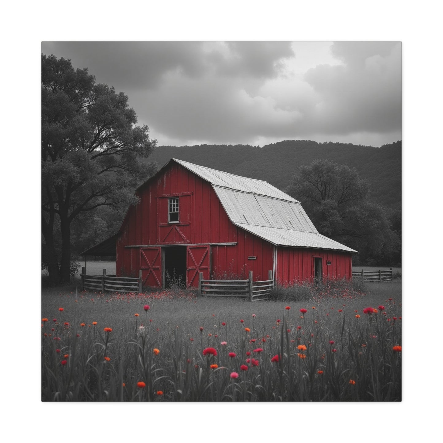 Country Barn Canvas Art