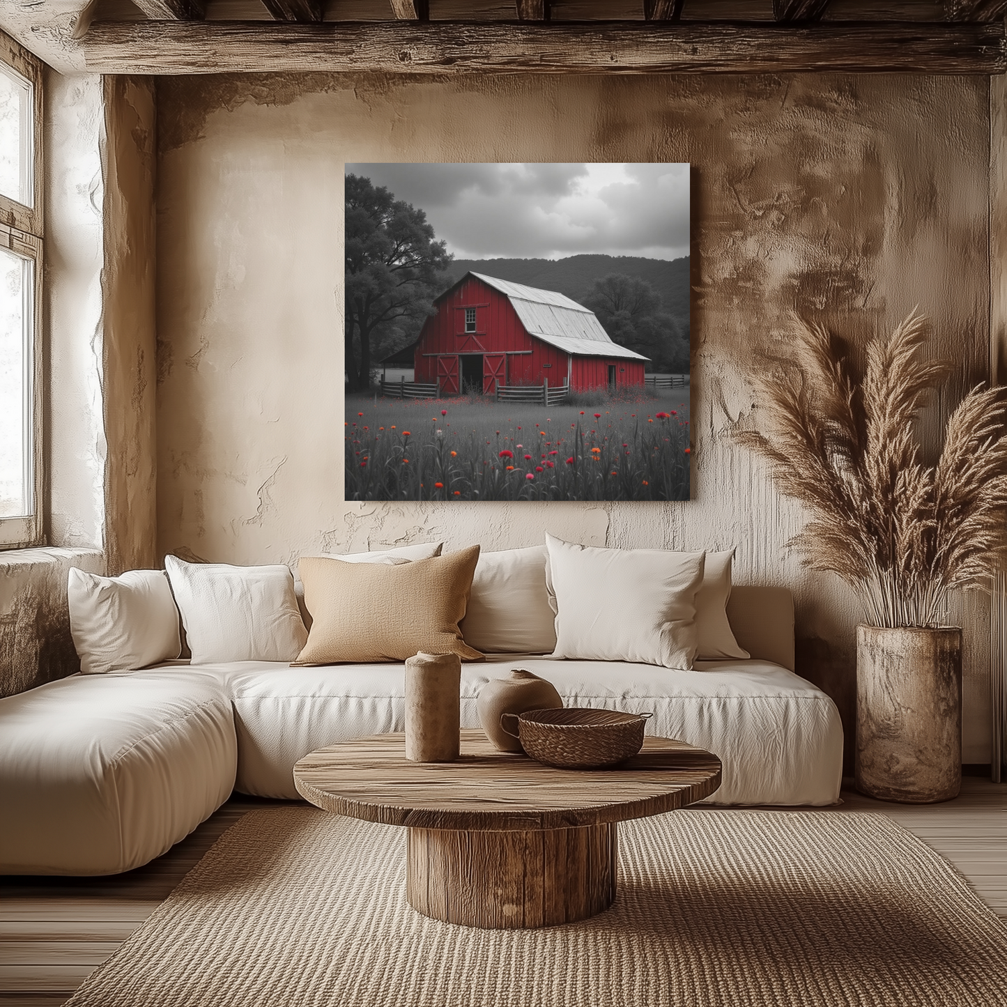 Country Barn Canvas Art