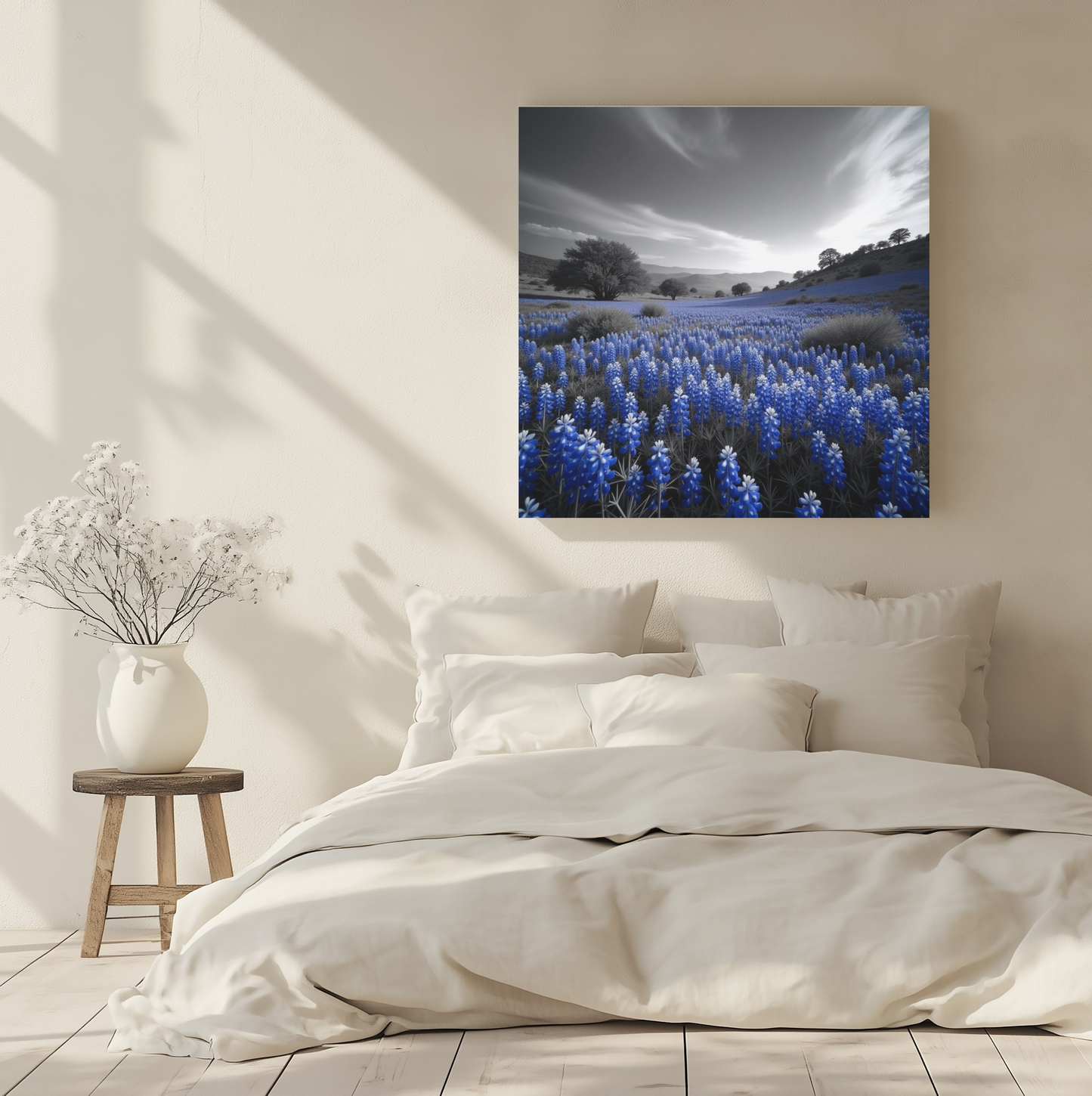 Bluebonnets Canvas Art Texas