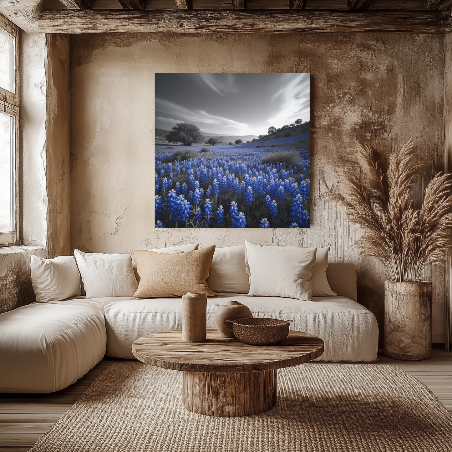 Bluebonnets Canvas Art Texas
