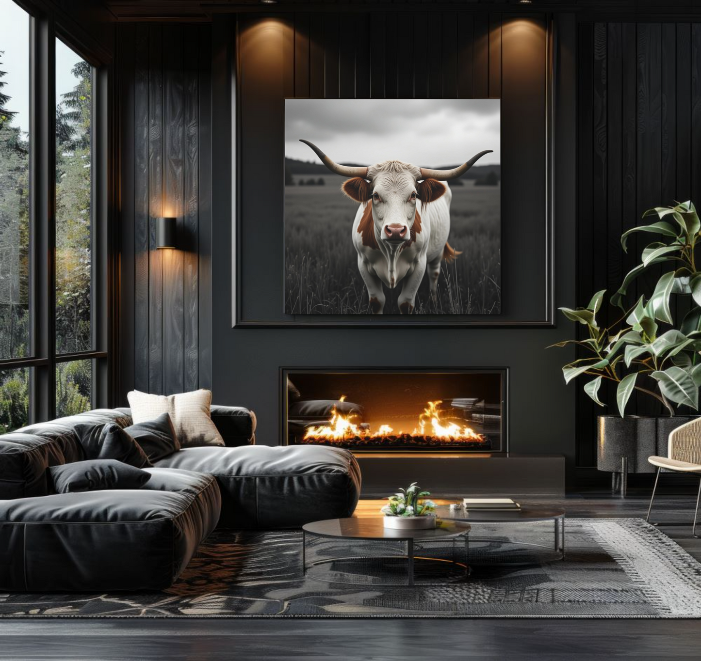 Longhorn Canvas Art