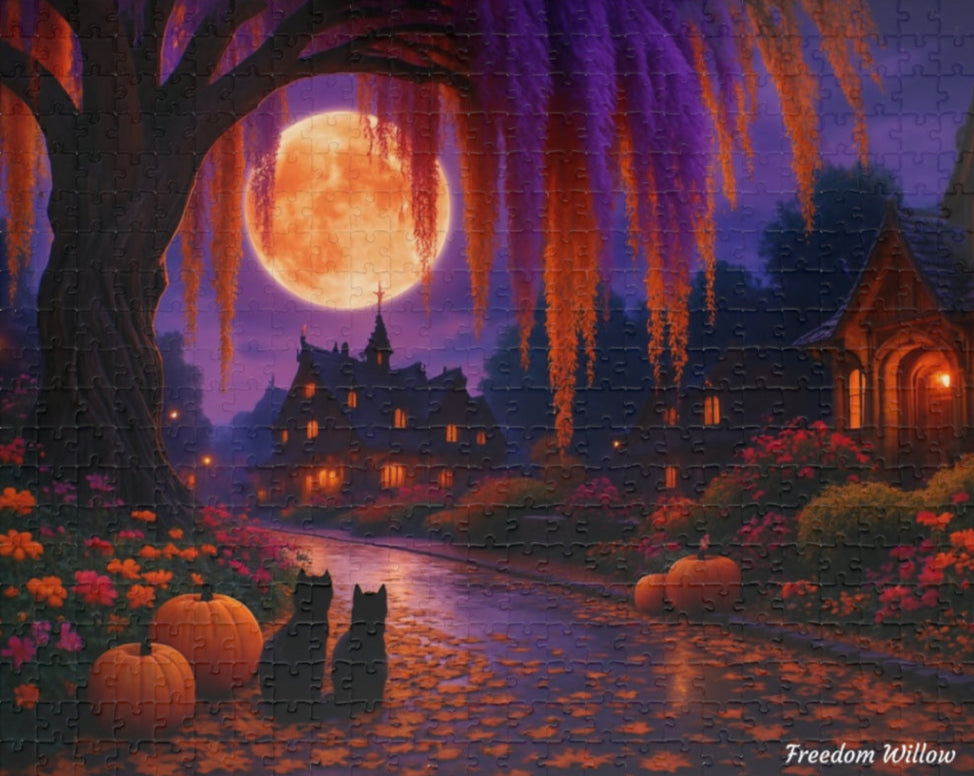 NEW! Puzzle: Happy Willoween by Freedom Willow