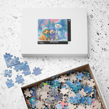 NEW! Puzzle: Snow Puppies by Freedom Willow