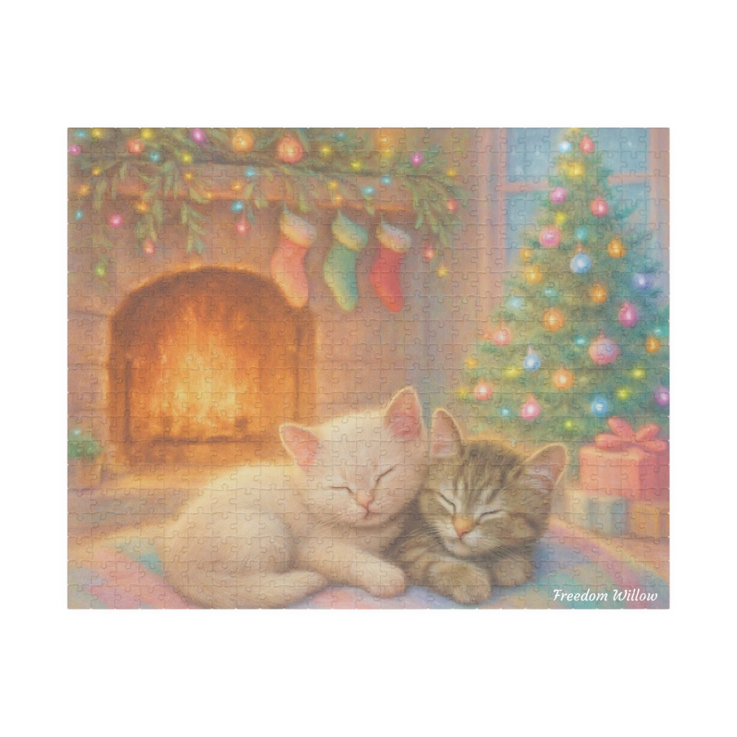 NEW! Puzzle: Cozy Kittens by Freedom Willow