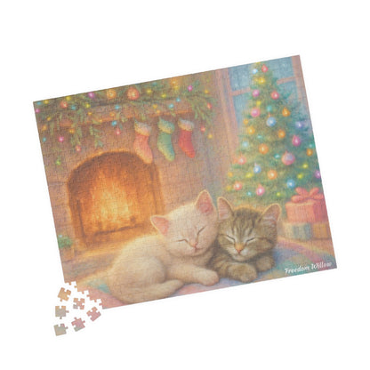 NEW! Puzzle: Cozy Kittens by Freedom Willow