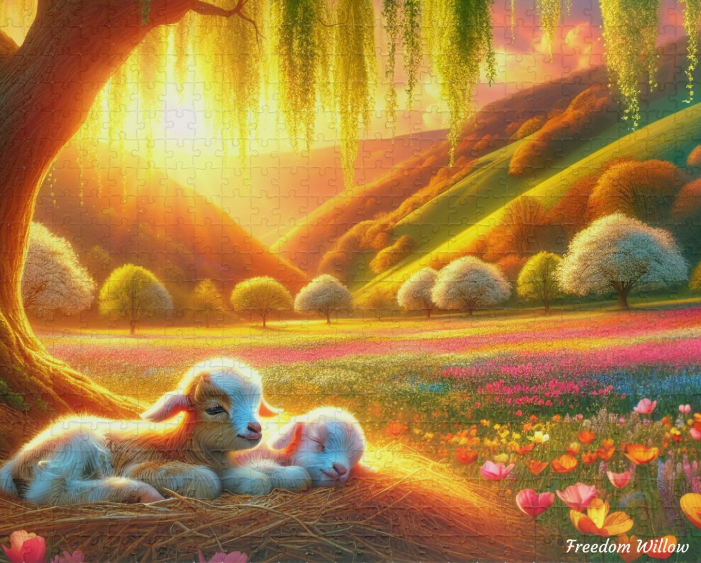 Puzzle: Gentle Valley by Freedom Willow