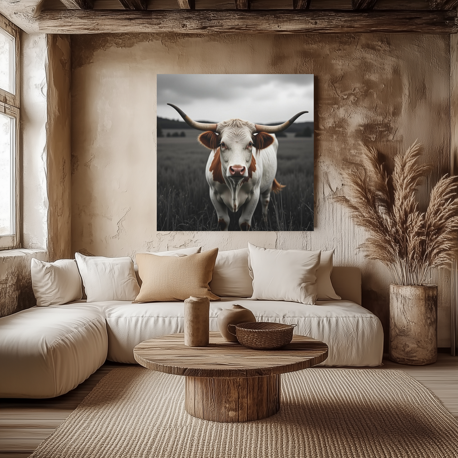 Longhorn Canvas Art
