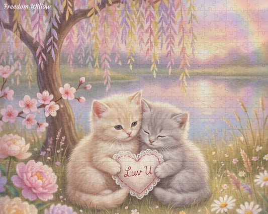 NEW! Puzzle: Luv U by Freedom Willow