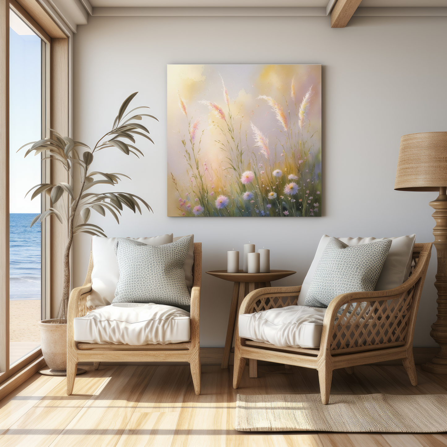 Canvas Wall Art: Whimsical Meadow by Freedom Willow