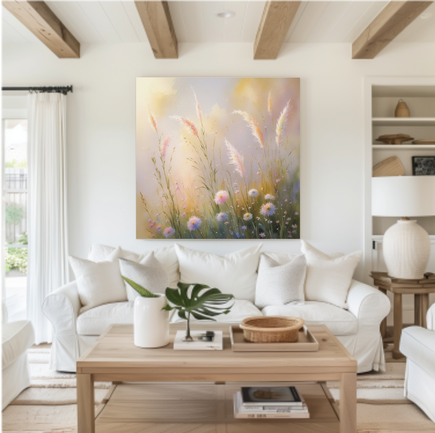 Canvas Wall Art: Whimsical Meadow by Freedom Willow